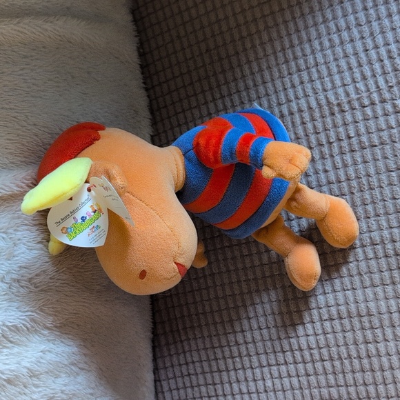 Backyardigans Tyrone Striped Moose Plush Toy Beanie Baby - Picture 3 of 8